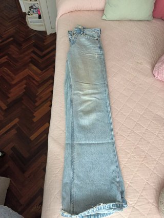 Pantalón vaquero Stradivarius azul