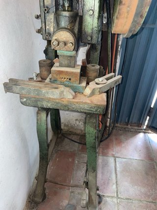 Prensa industrial antigua
