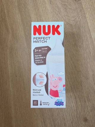 Biberón NUK Perfect Match Peppa Pig 3+m