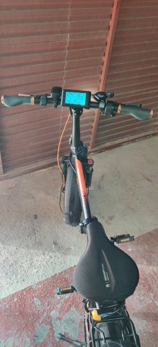 Bicicleta Eléctrica Plegable Negra. Youin texas