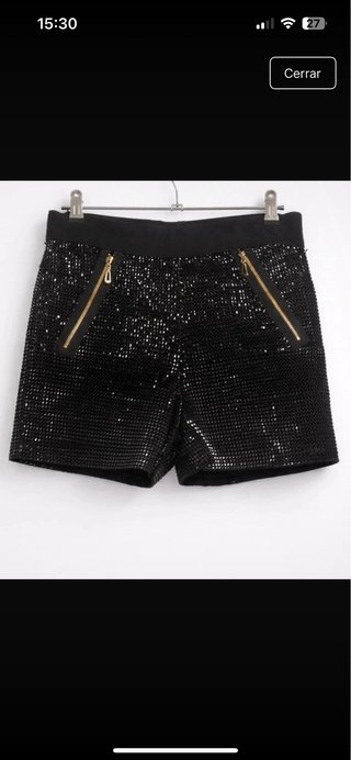 Pantalón corto fiesta lentejuelas