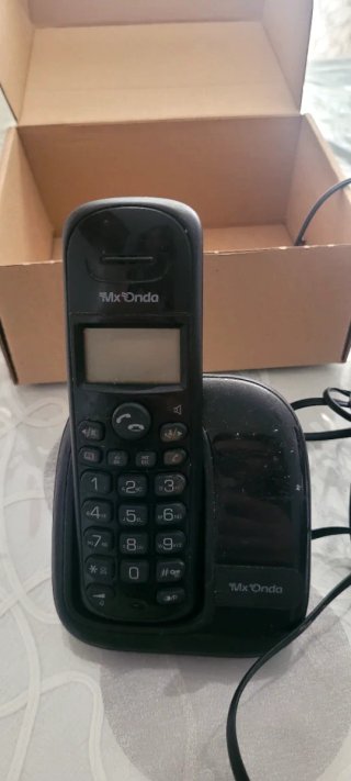 Teléfono fijo inalámbrico Mx Onda negro