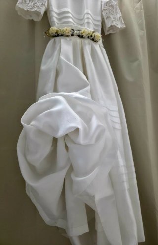 Vestido Primera Comunión Vintage Blanco