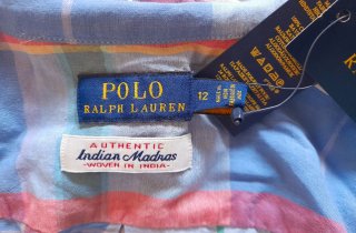 Vestido camisero Polo Ralph Lauren cuadros nuevo