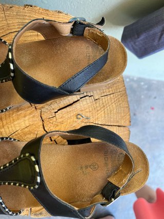 Sandalias de tacón negras