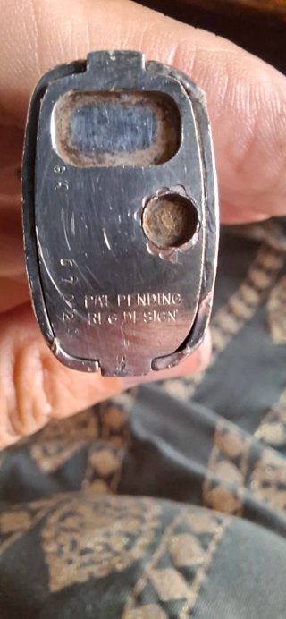 Mechero Christian Dior Plata Ley