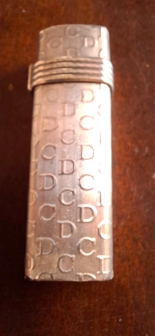 Mechero Christian Dior Plata Ley