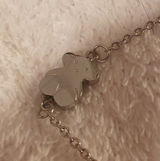 Pulsera Tous Plata Oso, Diamante, Perla y Logo