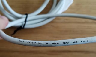 Cable alargador USB blanco