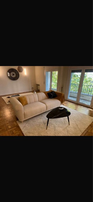 Alfombra IKEA TVERSTED beige/gris