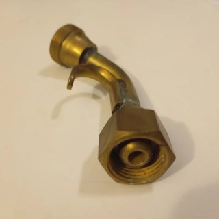 Boquilla soplete latón antigua.