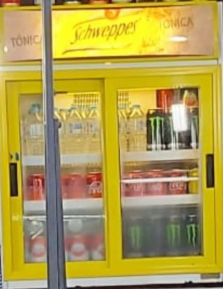 Vitrina Refrigerada Amarilla
