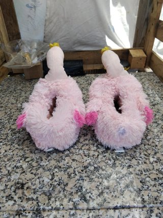 Pantufas de Flamingo Rosa