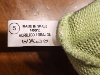 Chaqueta verde pistacho niña