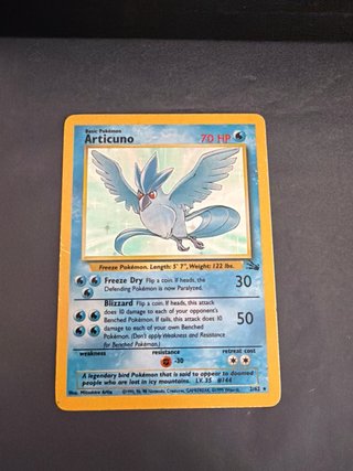 Carte Pokémon Articuno 70 HP Base