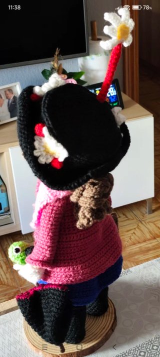 Mary Poppins crochet muñeca