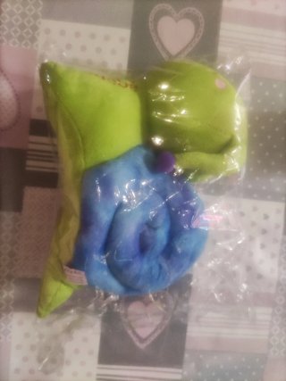 Peluche Caracol Bebé Azul y Verde