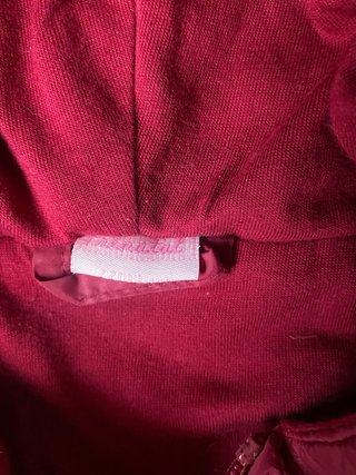 Buzo de nieve rosa acolchado para bebé
