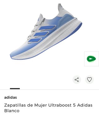 Zapatillas Adidas Ultraboost 5 Mujer Azul/Blanco