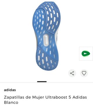 Zapatillas Adidas Ultraboost 5 Mujer Azul/Blanco