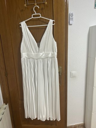 Vestido de novia blanco talla XL