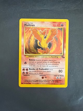 Carte Pokémon Moltres Base 70 PV