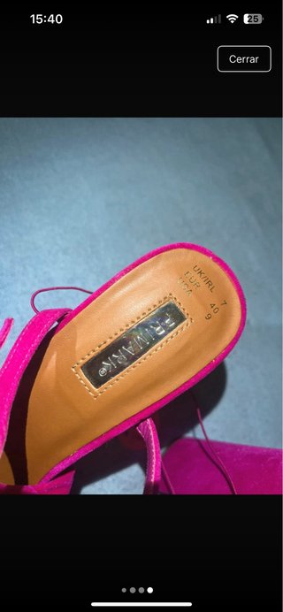 Zapatos de tacón elegantes fucsia