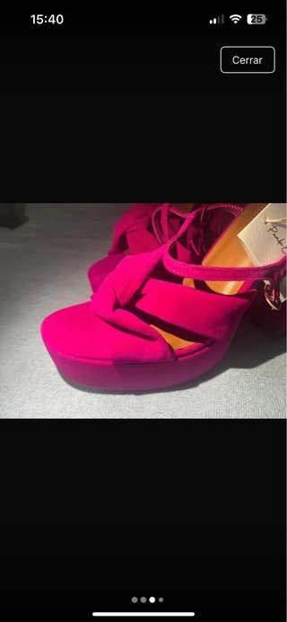 Zapatos de tacón elegantes fucsia