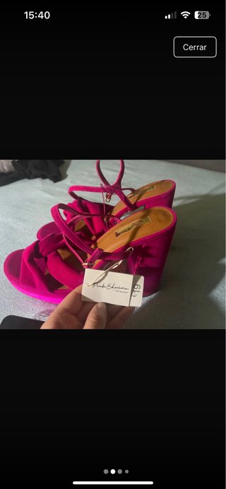 Zapatos de tacón elegantes fucsia