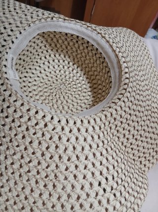 Pamela Ancha Beige Lazo Marrón