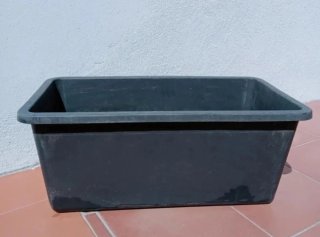 Jardinera PVC 60L Negra
