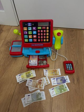 Caja Registradora Juguete con Dinero