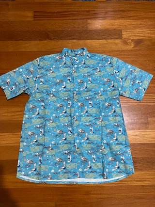 Camisa Estampado Japonés. Unisex.