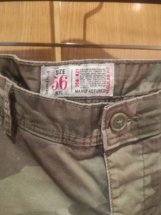 Bermudas cargo camuflaje hombre Talla XL