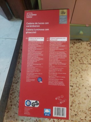 LIVARNO HOME Cadena Luminosa Estalactitas LED
