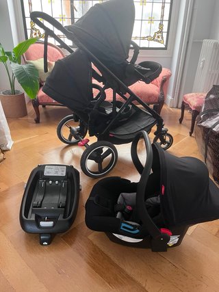 Carrito doble Phil and Ted + silla coche