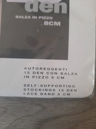 Calze autoreggenti Meri 15 den tg. 3-M