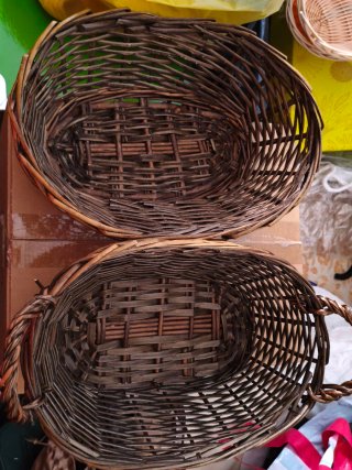 Cestas Ovaladas de Mimbre