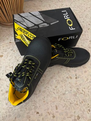 Botas de seguridad FORLI negras y amarillas