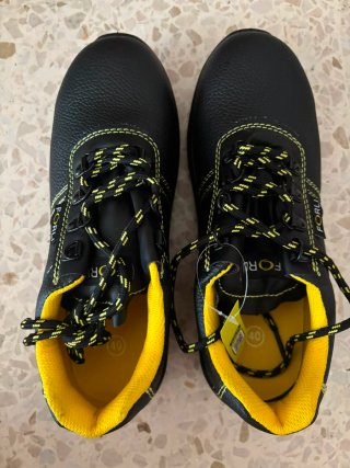 Botas de seguridad FORLI negras y amarillas