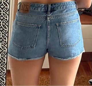 Falda pantalón vaquera Zara