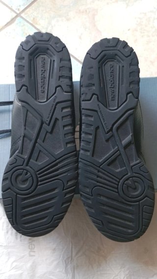 New Balance 550 Pelle Total Black 40.5