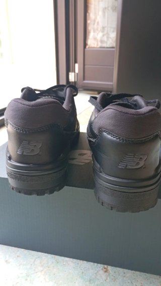 New Balance 550 Pelle Total Black 40.5