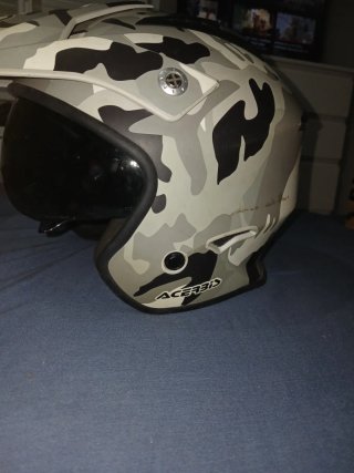 Casco Moto Acerbi Off-Road Camuflaje