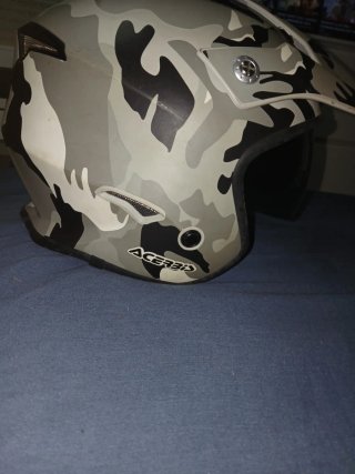 Casco Moto Acerbi Off-Road Camuflaje