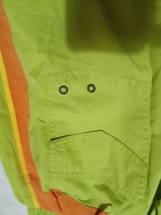 Calzonas/Bañador Hombre Verde con Detalles Naranja