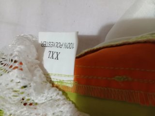 Calzonas/Bañador Hombre Verde con Detalles Naranja