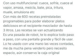 Robot Cocina Multifuncional