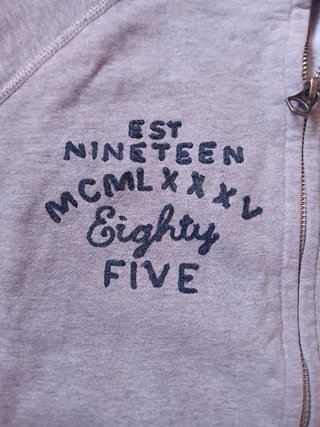 Felpa Tommy Hilfiger vintage con zip - Taglia S