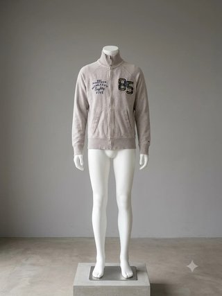 Felpa Tommy Hilfiger vintage con zip - Taglia S